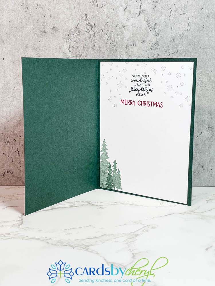 Inside of a Christmas card