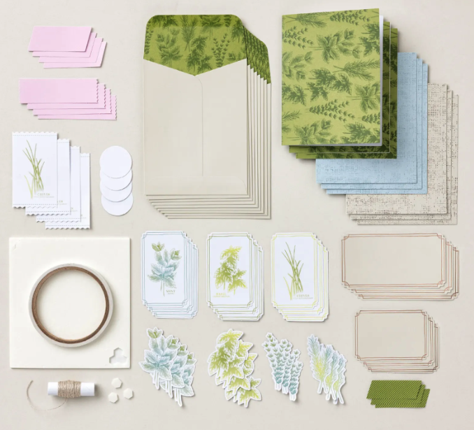 Spring Paper Pumpkin supplies