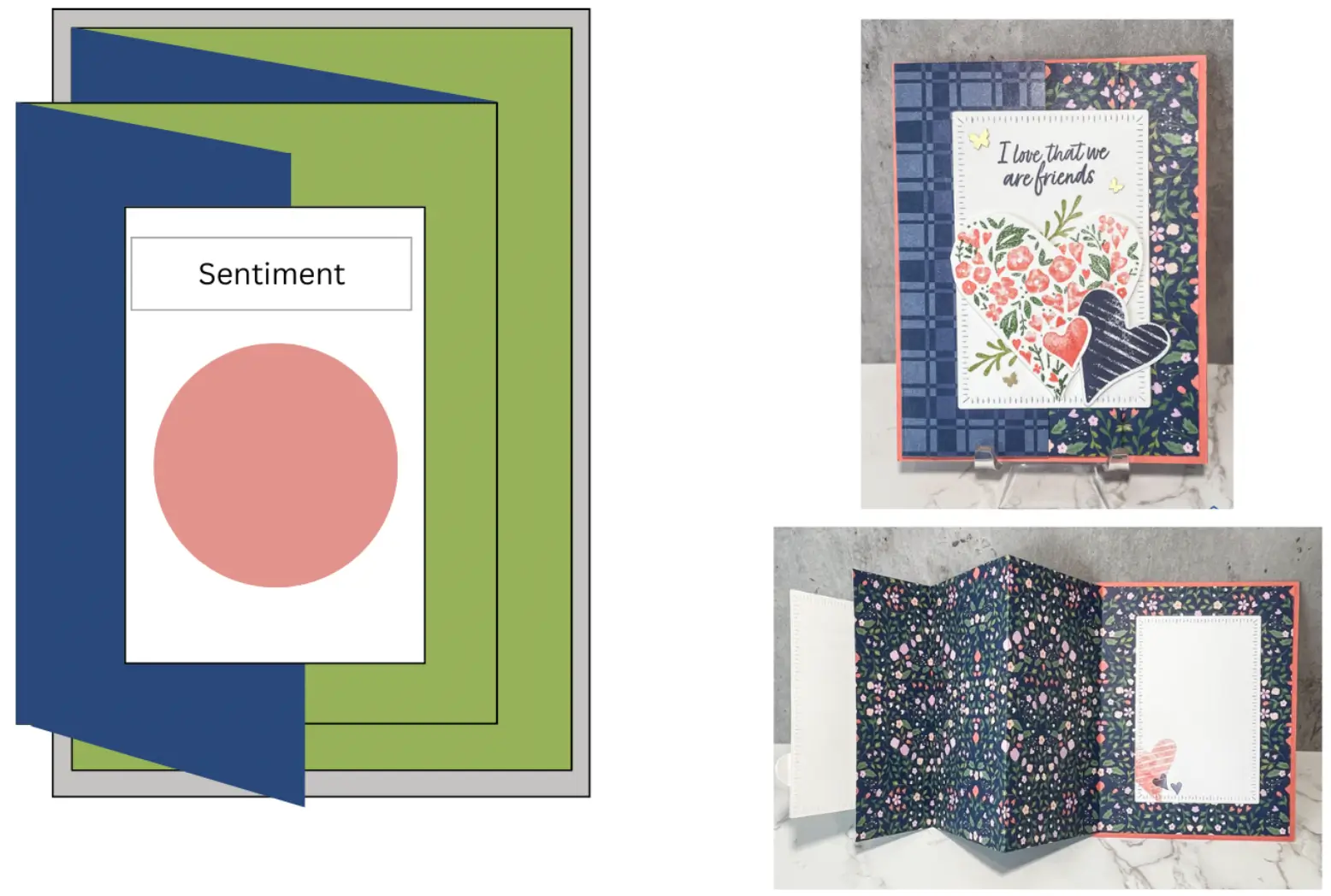 Friendship greeting card css