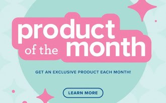 Promo image that says "Product of the Month"